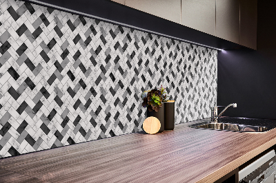 Revestimiento de pared de PVC Herringbone de mármol