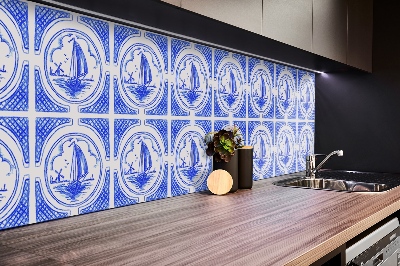 Revestimiento de pared de PVC Bote decorativo azulejos