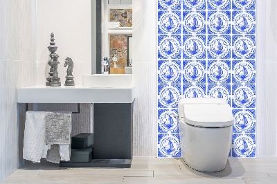 Revestimiento de pared de PVC Bote decorativo azulejos