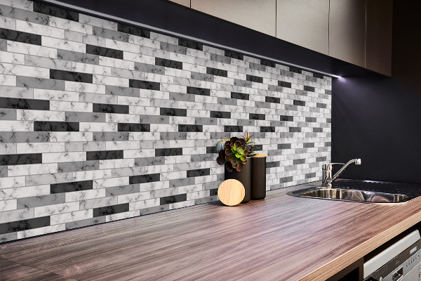 Revestimiento de pared de PVC Azulejos de mármol