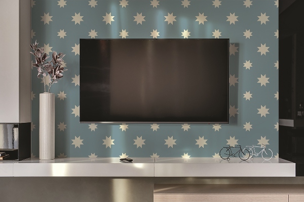 Panel pared pvc Estrella de siete puntos
