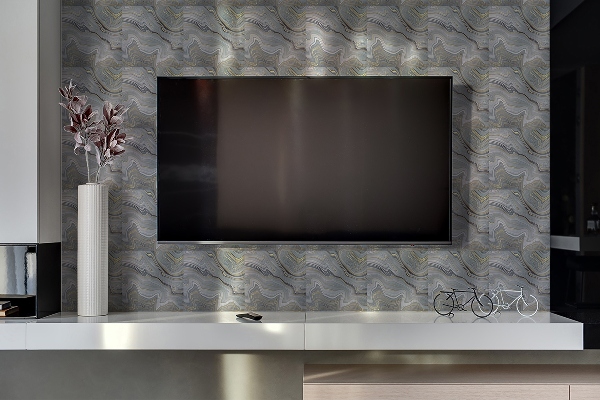 Revestimiento pared pvc Olas decorativas de mármol