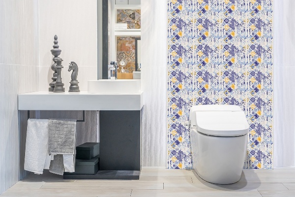 Revestimiento de pared de PVC Azulejos vintage