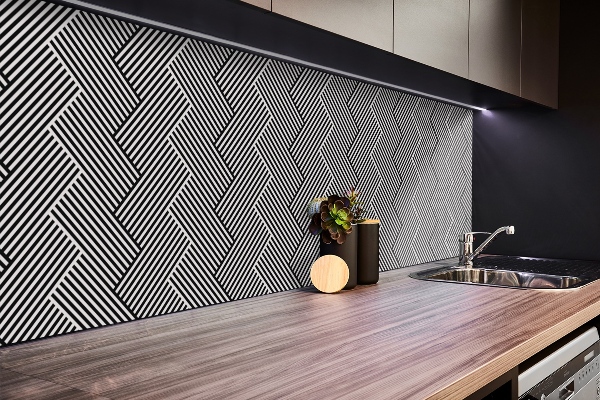Panel pared pvc Líneas geométricas