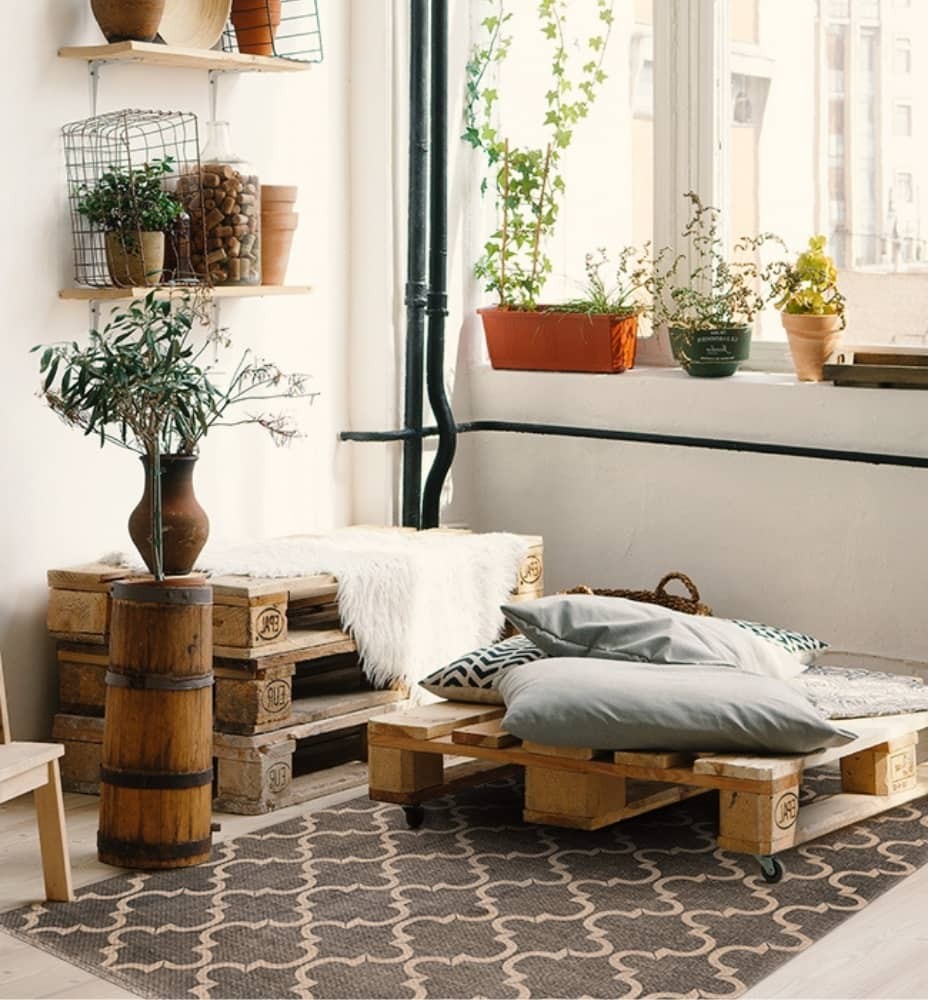 alfombra vinílica de trébol marroquí