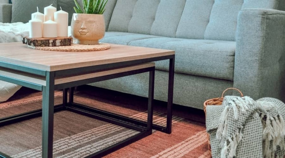 alfombra vinílica para el salón